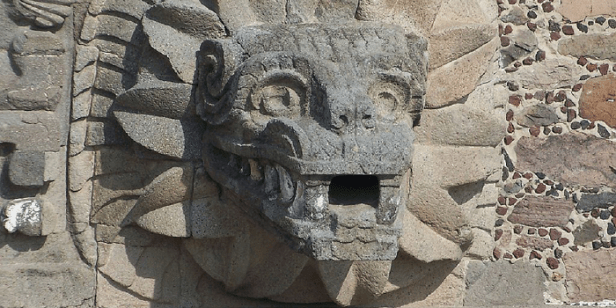 Kukulkan (Maya) or Quetzalcoatl (Aztec) the mythological feathered serpent